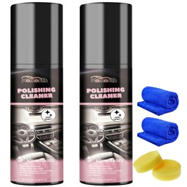Polishing Cleaner,Car Interior Cleaner - Car Interior Detail Polishing Cleaner, Interior Detail Spray, Cleaning、Decontamination, Interior Multi-Purpose Car Cleaner 100ml(2PCS)