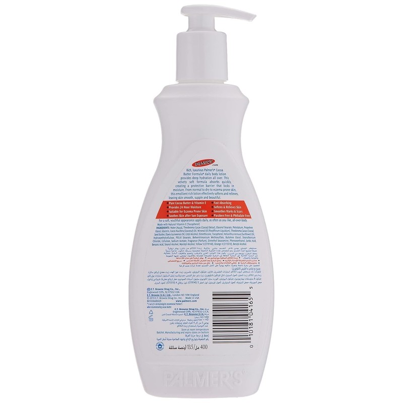 Palmer'sCocoaButter Formula with Vitamin E, Daily Skin Therapy Lotion, 400