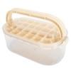 Ice Cube Tray with Lid Bin 2 Layer Ice Trays