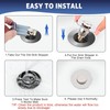 Dachiy 27-41 mm Universal Pop Up Drain Strainer Drain Plug