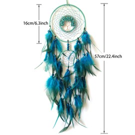 Donko Blue Dream Catcher with Tree of Life
