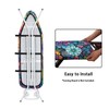 Daulesho Hippie Flower Ironing Board Cover Colorful Lotus Daisy Flowers
