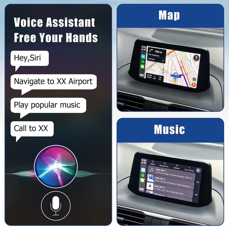 Mazda Carplay and Android Auto Retrofit Kit, TK78-66-9U0C OEM Hub