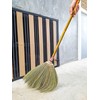 Indoor Grass Broom 40 Inch with Bamboo Handled Brooms for