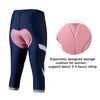 Santic Women's Cycling Pants Padded 3/4 Cycling Shorts Women Bike
