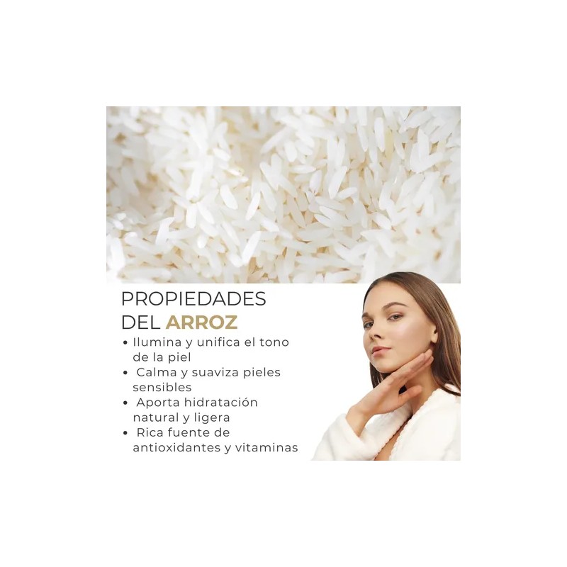 Crema Facial Aclarante Con Extracto De Arroz 50g. Mc Life