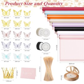 Zaycca 240 Sheets Flower Wrapping Paper Floral Paper,Bouquet Accessories,Papel Coreano para Flores,3PCS Ribbon for Flower Bouquet,Suitable for Girlfriend Gifts,Wedding Bouquets Party Surprises