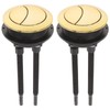 Angoily 2pcs Dual Push Flushing Button for Water Tank Round