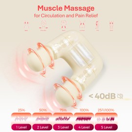 eemol Small Back Massager Travel Massage Gun Vibrating-GEN.2.0