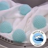Reusable Laundry Dryer Balls, Sky Blue Plastic Anti-Static Fabric Softener,