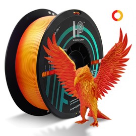 PLA Filament, PLA Plus(PLA+), 3D Printer Filament, PLA Filament 1.75mm Dimensional Accuracy +/- 0.02mm, 1KG Spool (2.2 lbs), Fit Most FDM Printer (Silk Red Gold PLA)