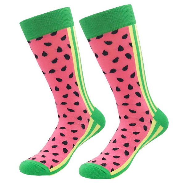 KoolHour Mens Crazy Fun Fruit Watermelon Novelty Fashion Patterned Cotton
