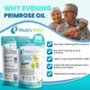 Evening Primrose Oil 1000mg, Valuable Supplement for Women's Health, Hormone