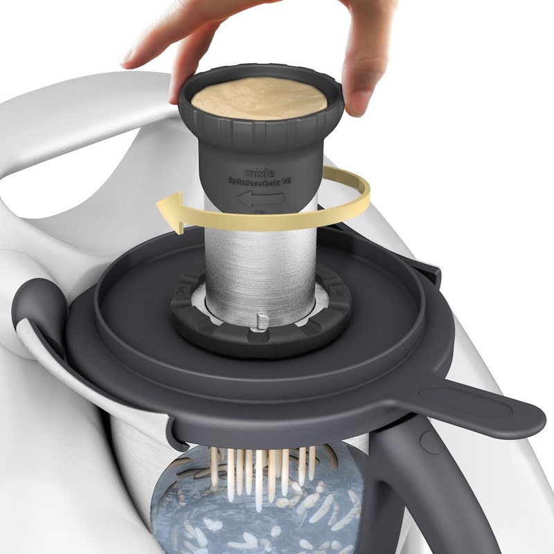 Mixle Spaetzle Attachment V2, Improved Version, Compatible with Thermomix TM6,