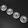 4PCS 95A PU White Stripe 52x30mm Skateboard Double Rocker Wheel