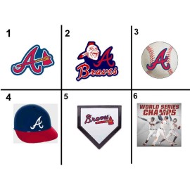 60 ATLANTA BRAVES RETURN ADDRESS LABELS, MANY CHOICES, FREE SHIPPING