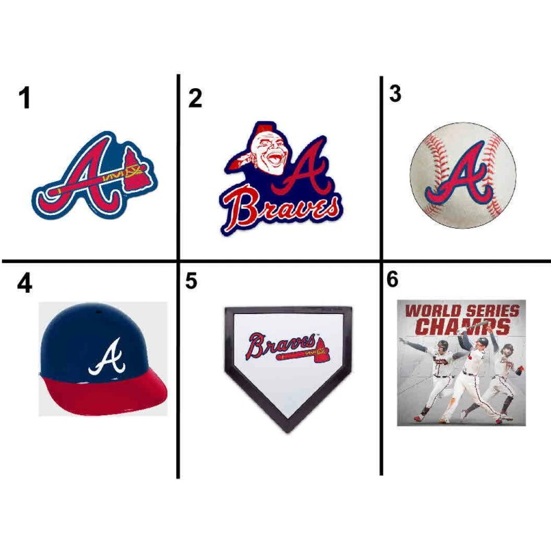60 ATLANTA BRAVES RETURN ADDRESS LABELS, MANY CHOICES, FREE SHIPPING