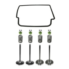 Zieichy Cylinder Intake Exhaust Valve Gasket Kit Compatible with Honda CRF450R 2002-2006, Replace Part #:14711-MEB-670,14721-MEB-670