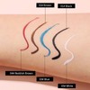 Waterproof Liquid Eyeliner Pen - 5 Colors Coloured Eyeliner, Highly