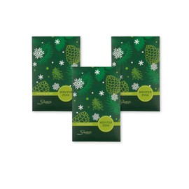Simplicity Scents Sachets Winter Pine (Fall and Winter) 3 Pack - Long Lasting, ECO-Friendly Home Fragrance Air Freshener - Scents for Rooms - Made in The USA