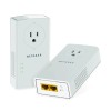 NETGEAR New! Netgear Powerline Adaptor kit, 2000 Mbps Wall Plug,