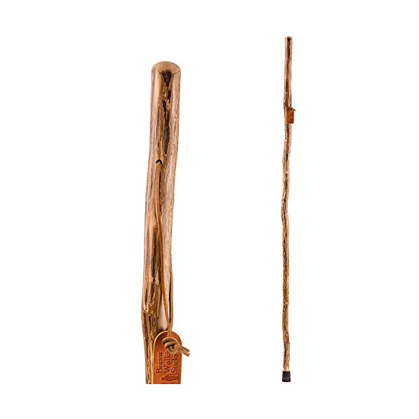 Brazos 48" Free Form Ironwood Walking Stick Hiking Trekking Pole, Made in the USA (602-3000-1157)