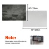96“ × 60“ Black Car Suede Headliner Fabric with Foam