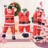 Santa Claus Pendant Santa Hanging Doll Ladder Rope Climbing Tree