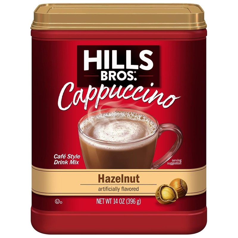 Hills Bros. Hazelnut Cappuccino mix,14 Ounce (Pack of 3)