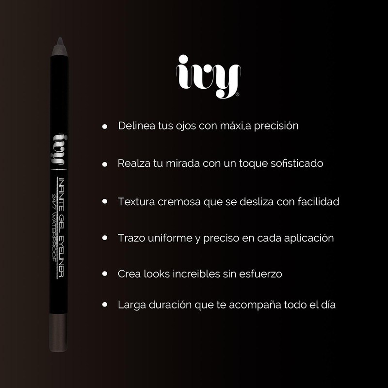 Delineador de Ojos Indeleble IVY Infinite Gel Eyeliner | 24