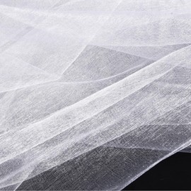 Organza Tulle Fabric Rolls 10m White Tulle Fabric Roll, Crystal Organza Fabric Spool Tulle Ribbon, Ideal for DIY Handmade Birthday Party Wedding Decorations Christmas Craft Supplies
