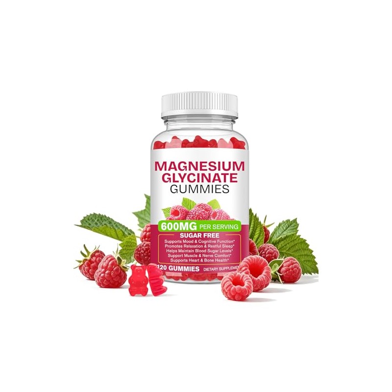 Magnesium Glycinate 3-in-1 Gummies with Added Vitamins & Coenzyme, Daily