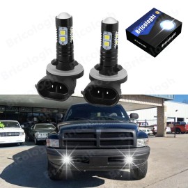 Unbranded Pair 881 896 CSP LED Fog Light Bulbs 6000K Fit for 2000-01 Dodge Ram 1500 lamps