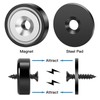 Wukong 10 Pieces Black Magnets 20 X 7 mm Force