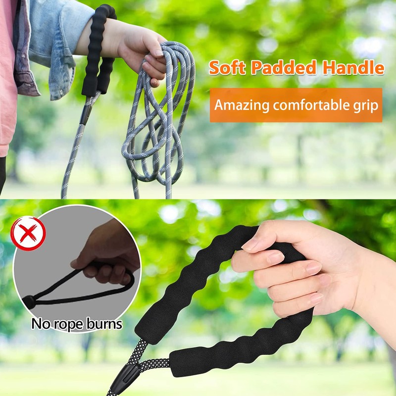 NTR Long Leash for Dogs, 100FT Check Cord with Swivel