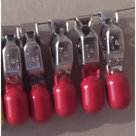 Prairie Tackle Ice Fishing Depth Finder Clip 5/8 Ounce - Red