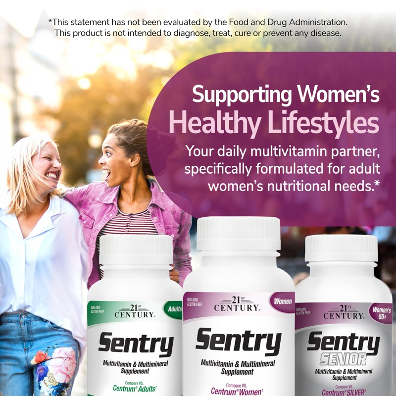 21st Century Sentry Women Multivitamin Tablets, 120 Count
