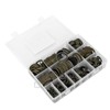 240pcs 6\8\10\12\14\16\18\20\22\24\27\30mm Metal Rubber Sealing Oil Ring Drain Plug Gasket