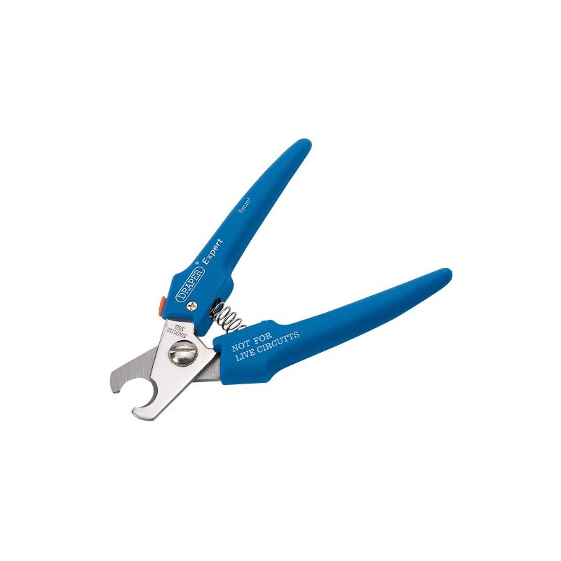 Draper 39224 Copper / Aluminium Cable Cutter 6mm, Blue