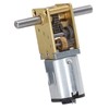 DC6V 190RPM Gear Motor with Fixing Mount Dual Shaft Worm