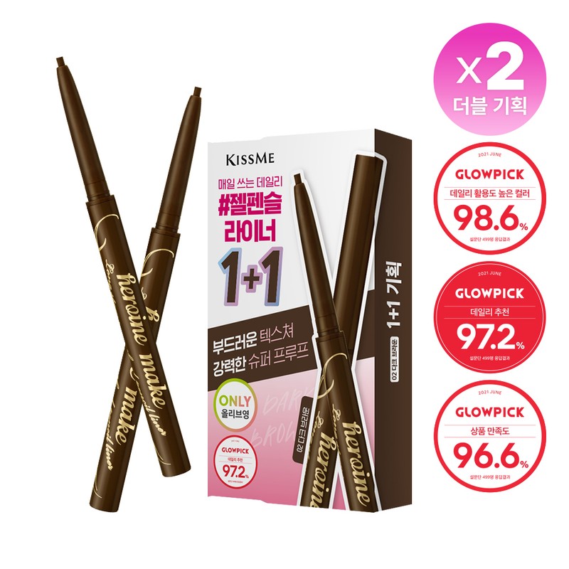 Kiss me Heroine Make Long Stay Smooth Gel Pencil Liner