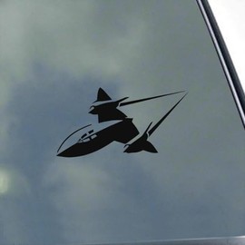 SR-71 Blackbird Pilot Vinyl Sticker Decal by KLO Graphics Reconnaissance Aircraft Flight Crew A-12 SR71 A12 Sled Habu