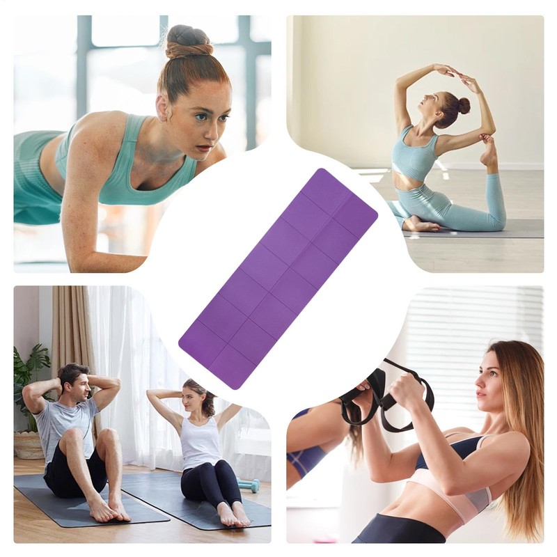 Folding Yoga Mat, Household Mute Portable Double-sided Exercise Mat, Household