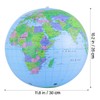 NUOBESTY Inflatable Globe PVC World Globe Inflatable Earth Beach Ball