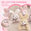 dellyy Rabbit Pendant Plush x 6 Pieces, Small Plush Rabbit