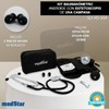 MEDSTAR | Kit Baumanómetro Aneroide con Estetoscopio de una Campana