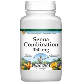 Senna Combination - Senna, Fennel, Ginger and Catnip - 450 mg (100 Capsules, ZIN: 512576)