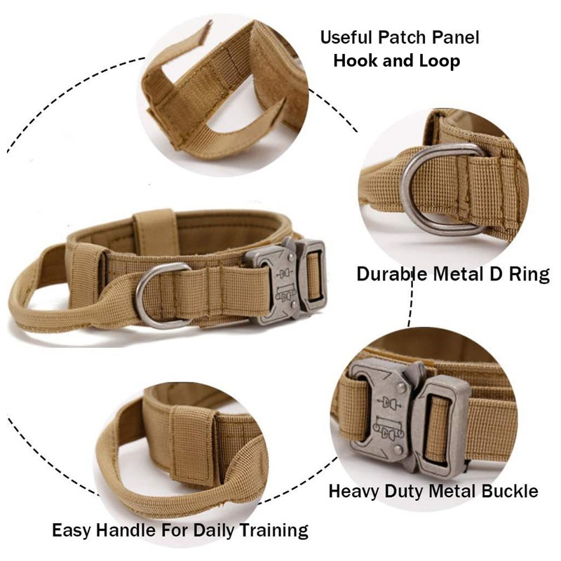 Adjustable Dog Collar Comfortable Breathable Pet Dog Collar with Metal