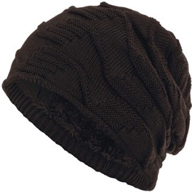 Compagno Beanie Warm Lined Winter Hat Elegant Knitting Pattern One Size -