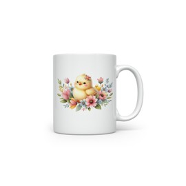 MAXIKIWI Glatte, langlebige Keramik-Kaffee- oder Teetasse für Zuhause oder Büro – perfekt für jeden Anlass – pastellfarbenes Ostermotiv 3–300 ml